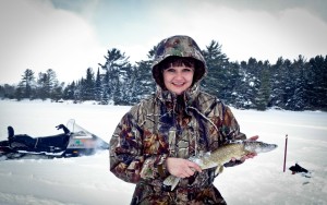 I am one happy camper with my Northern Pike!