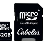 Cabela's Micro SD Memory Card. I love these cards, they're fast, and they're inexpensive. So double bonus. And if my camera gets stolen - the $10 SD card is the least of my worries.