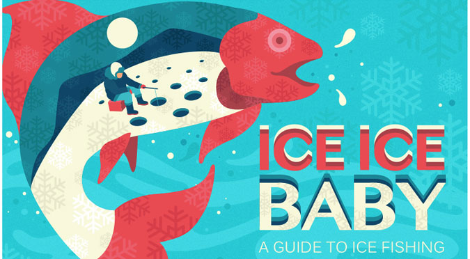 A Guide to Ice Fishing Info Graphic #IceFishing