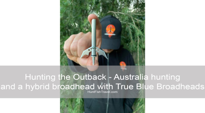 Hunting the Outback - Australia hunting and a hybrid broadhead with True Blue Broadheads