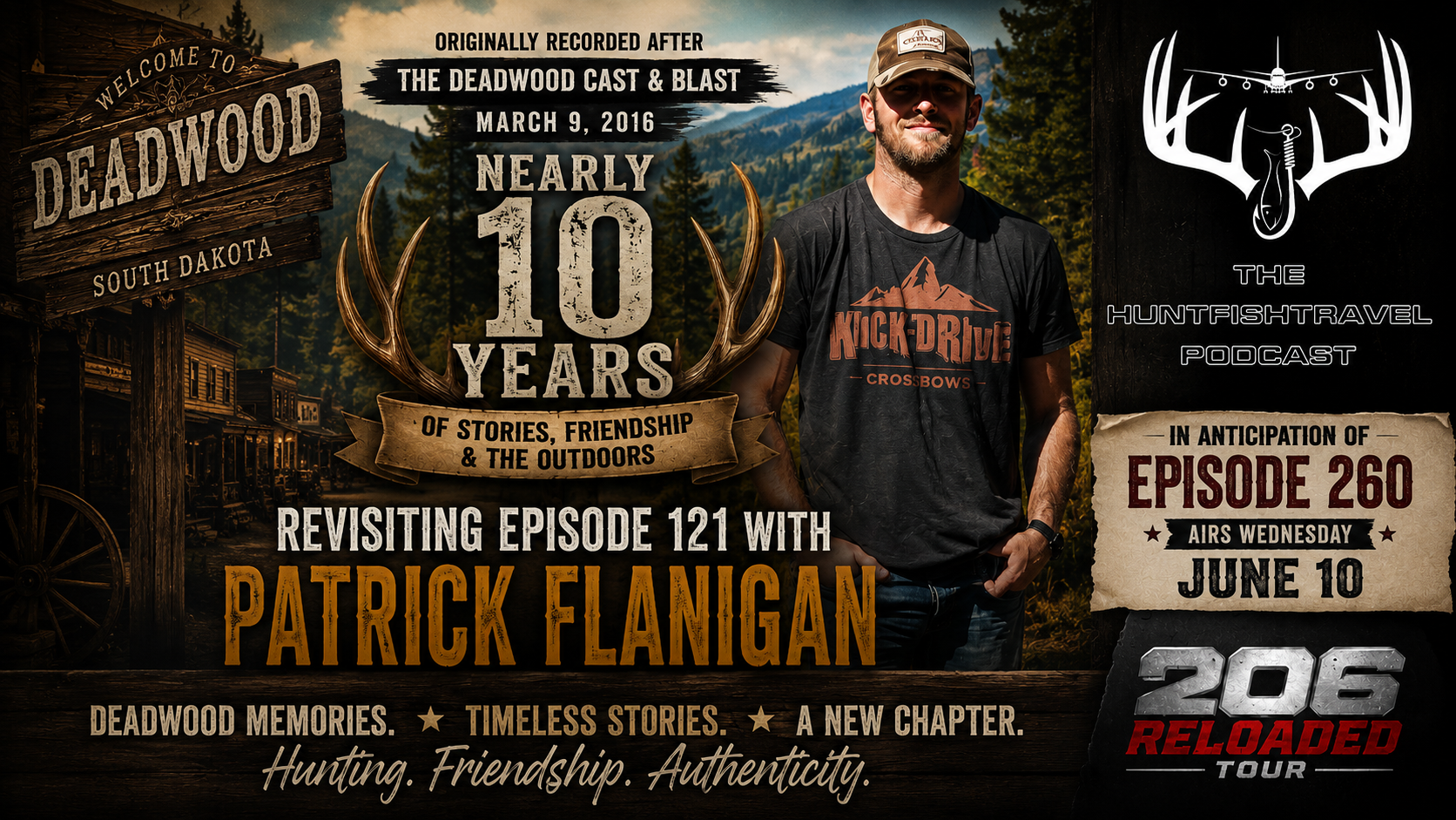 The HuntFishTravel Episode #259 – 2016 SD Turkey Hunt Revisited with Patrick Flanigan